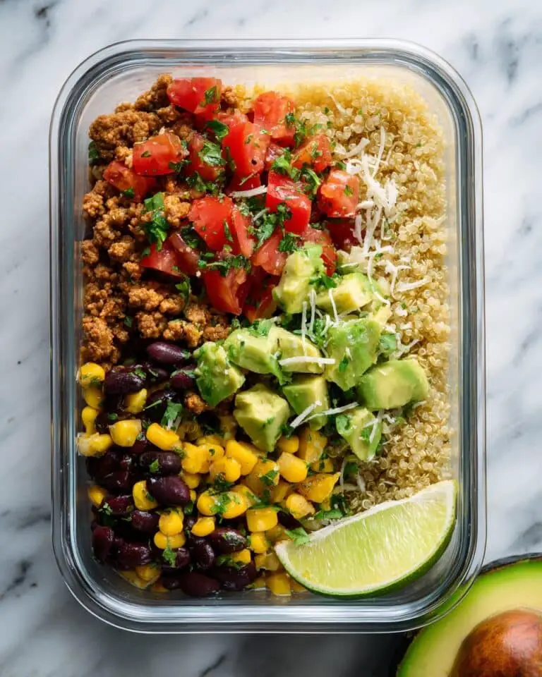 Chicken Taco Meal Prep Bowl Recipe