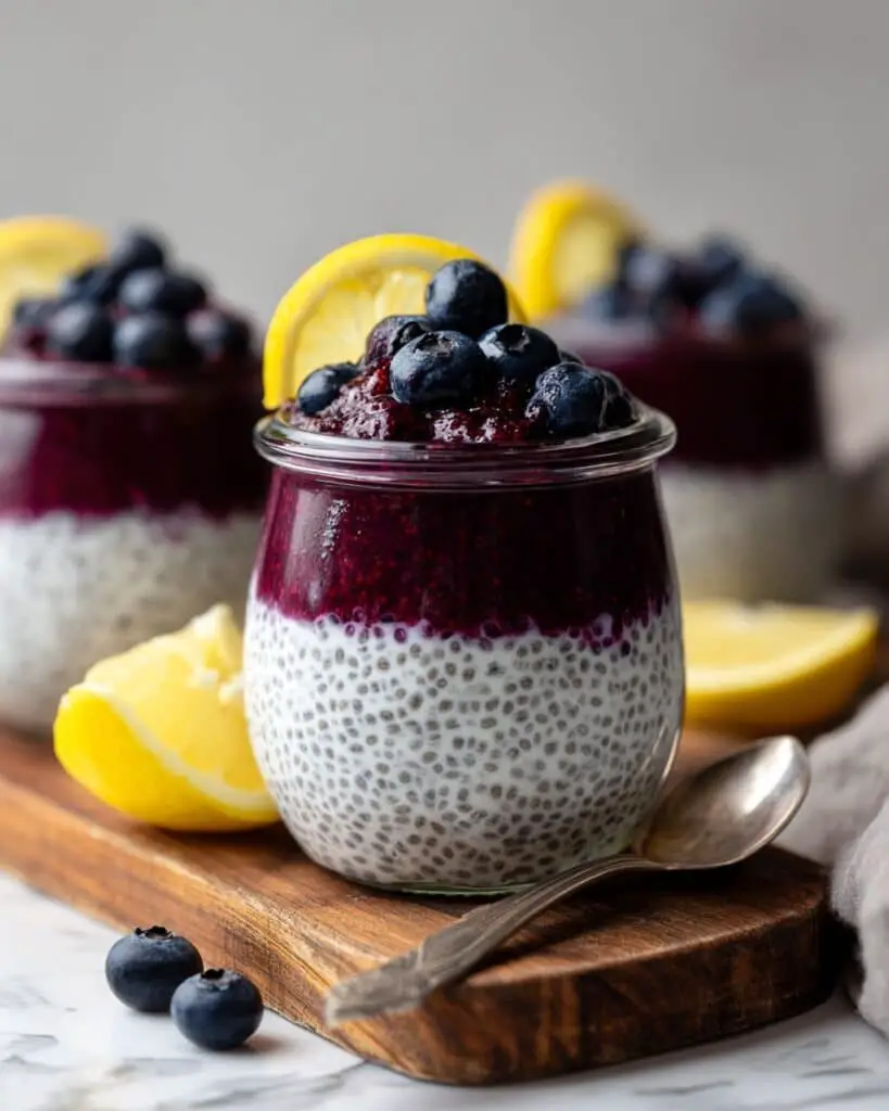 Lemon Blueberry Chia Pudding Recipe