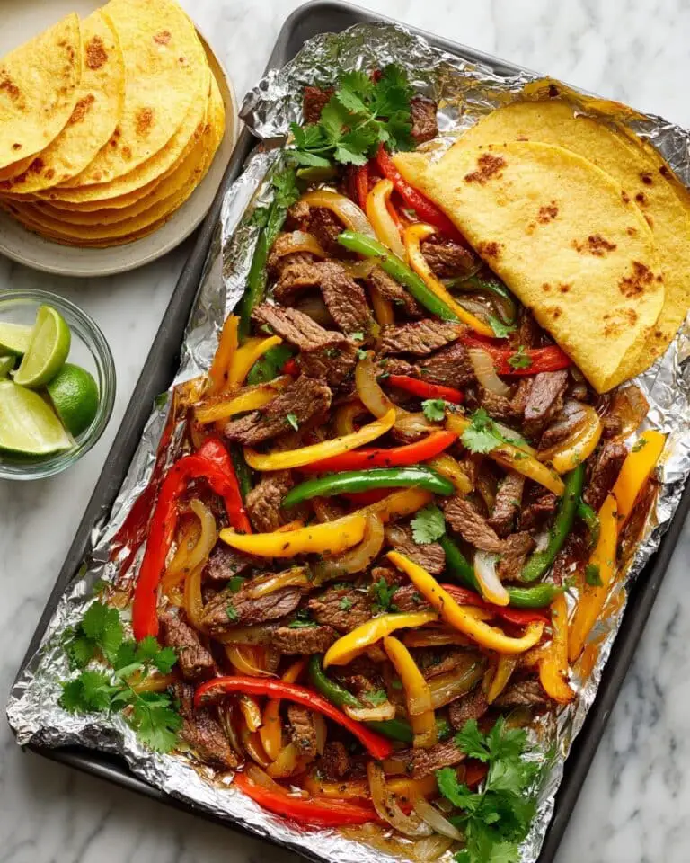 Sheet Pan Steak Fajitas Recipe
