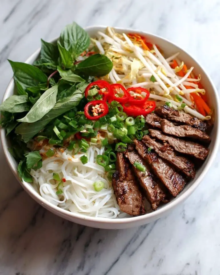 Grilled Beef Noodle Bowl Recipe