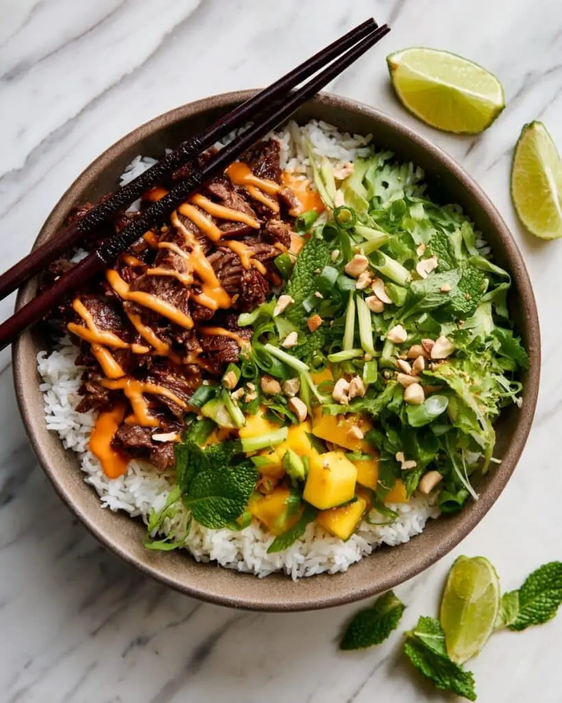 Curried Thai Beef with Peanut Sauce Recipe