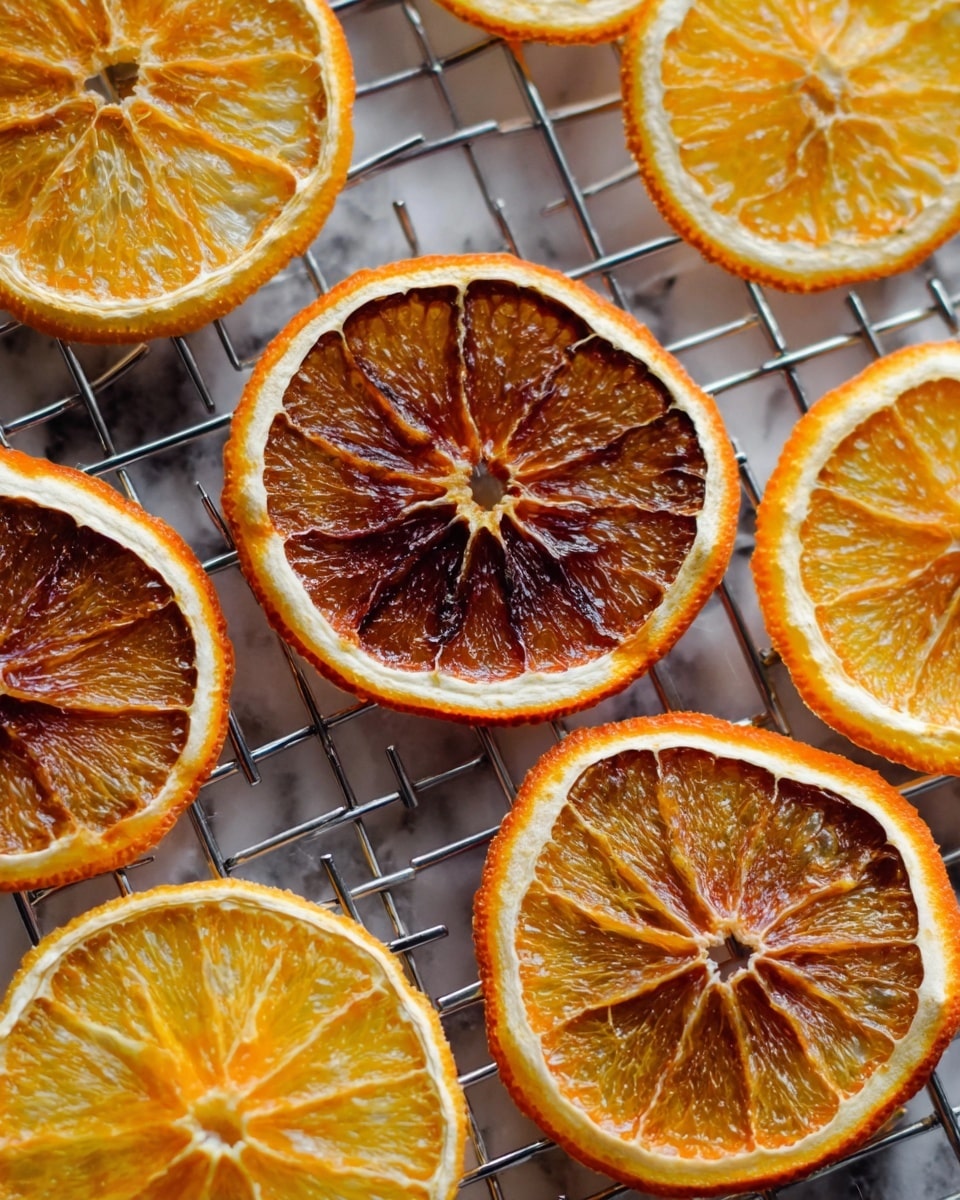 A wooden cutting board is filled with about twenty slices of blood orange, overlapping and spread unevenly from top to bottom. The orange slices have deep red centers with hints of dark purple, surrounded by a bright orange rind. The board is placed on a white marbled surface with small light brown spots scattered around. photo taken with an iphone --ar 4:5 --v 7