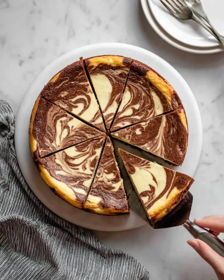 Chocolate Marble Cheesecake Recipe