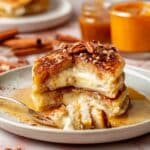Cream Cheese Stuffed Pumpkin French Toast Recipe
