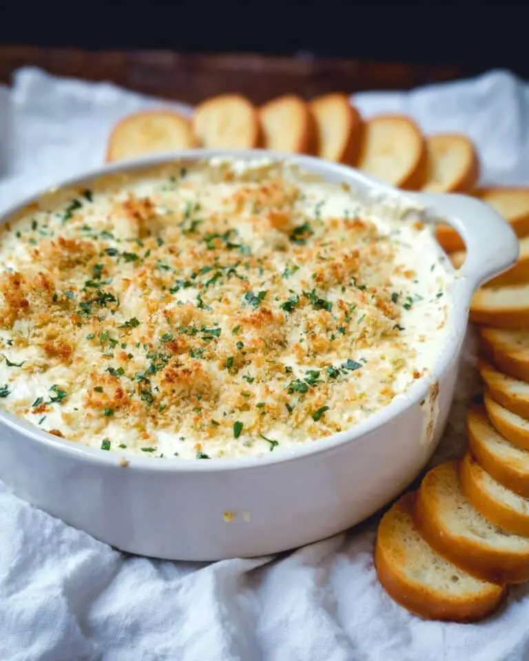 Hot and Cheesy Baked Shrimp Scampi Dip Recipe