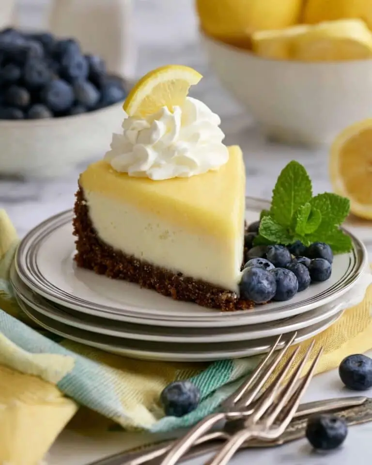 Lemon Cheesecake with Lemon Curd Recipe