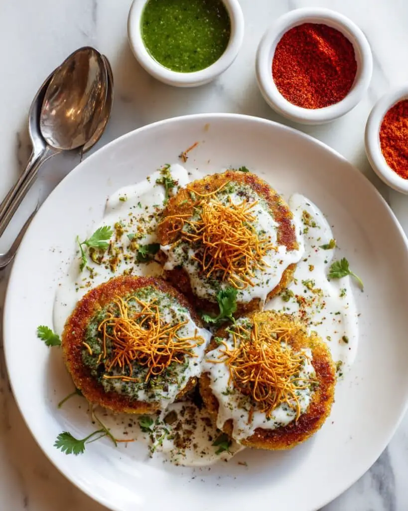 Aloo Tikki Chaat Recipe