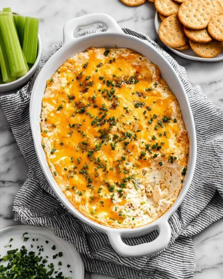 Creamy Crab Dip with Old Bay and Cheddar Recipe