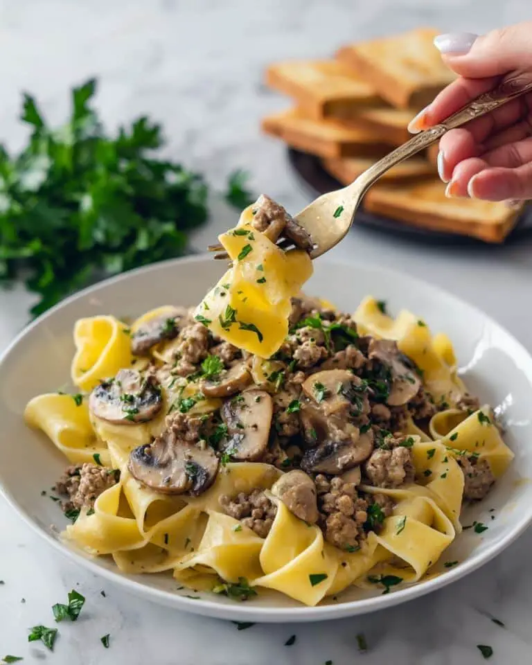 Ground Beef Stroganoff Recipe