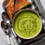 Sheet Pan Broccoli Cheddar Soup Recipe