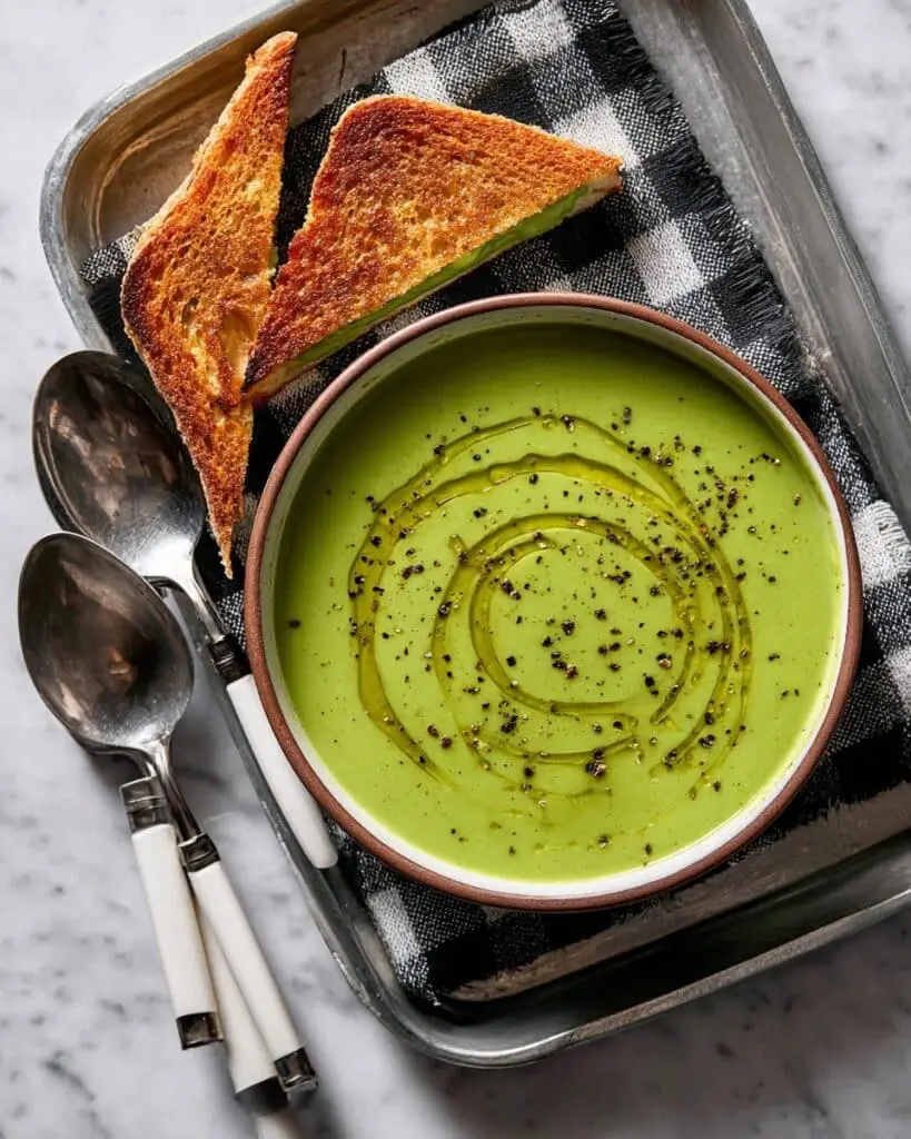 Sheet Pan Broccoli Cheddar Soup Recipe