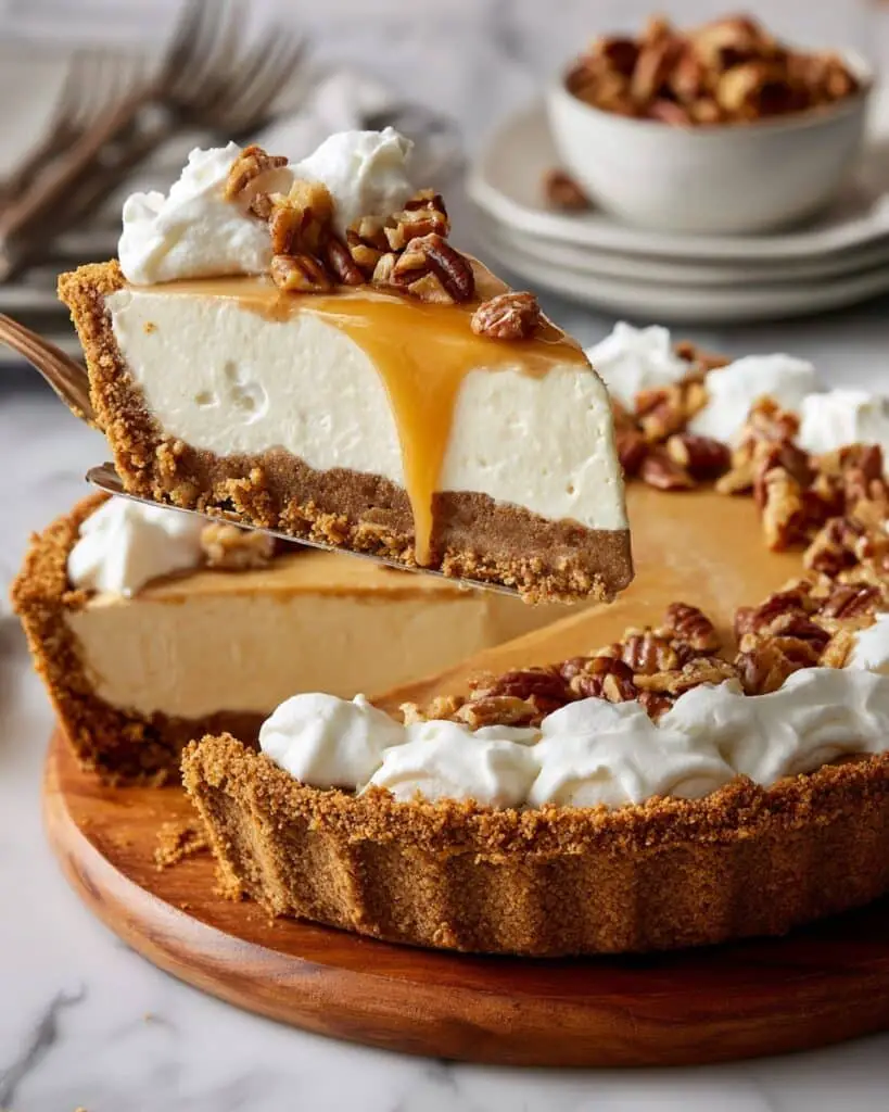 Honey No-Bake Cheesecake with Pecans Recipe