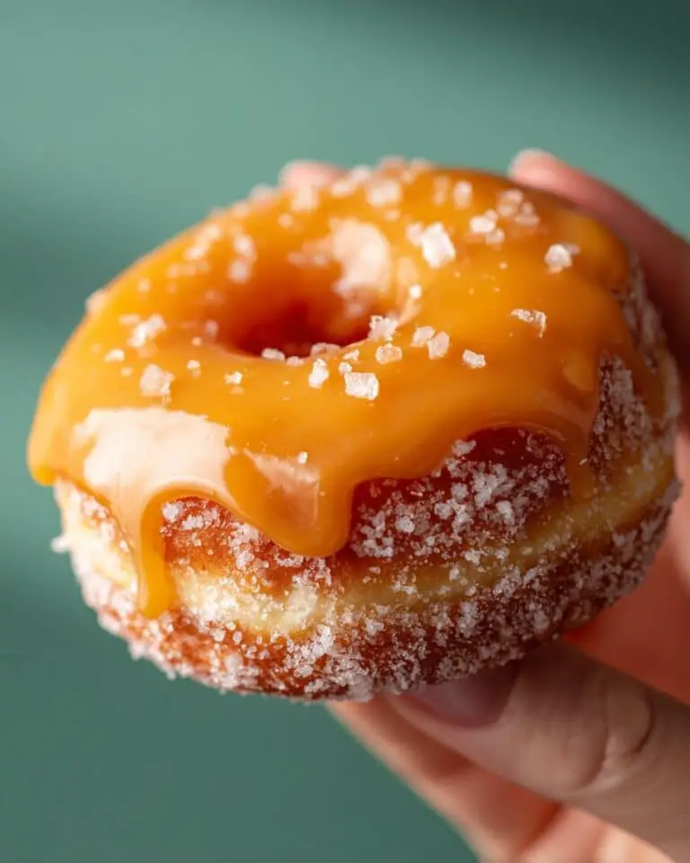 Salted Caramel Donuts Recipe