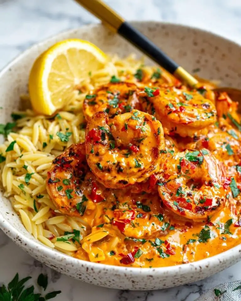 Creamy Garlic-Paprika Shrimp Skillet Recipe