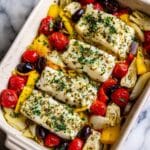 Mediterranean Style Baked Cod Recipe