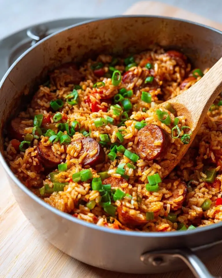 Cajun Sausage and Rice Skillet Recipe