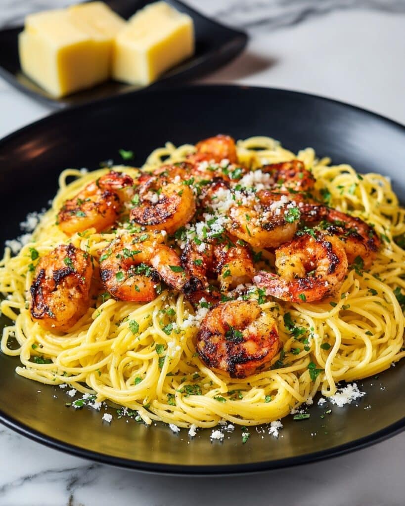Lemon Shrimp Spaghetti Recipe