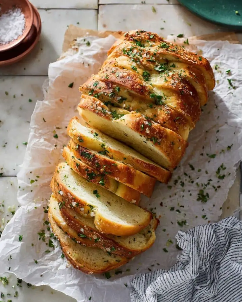 Sourdough Discard Garlic Pull Apart Bread Recipe