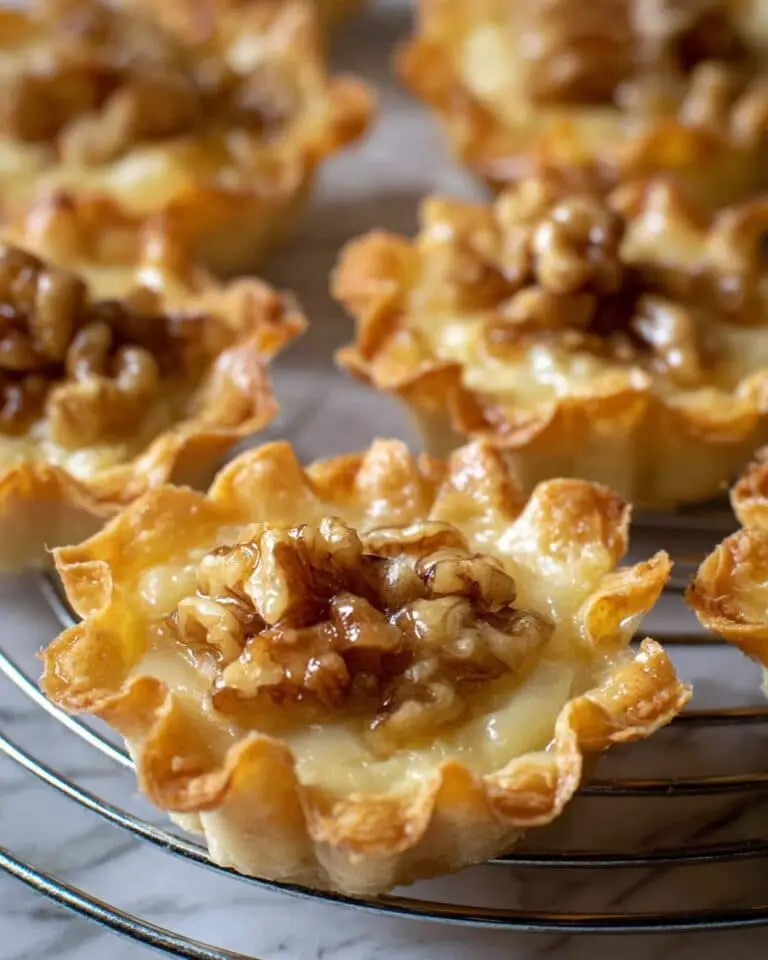 Bourbon Pecan Brie Bites (Easy Holiday Brie Bites Appetizer) Recipe