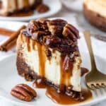Pecan Pie Cheesecake with a Pecan Graham Cracker Crust Recipe