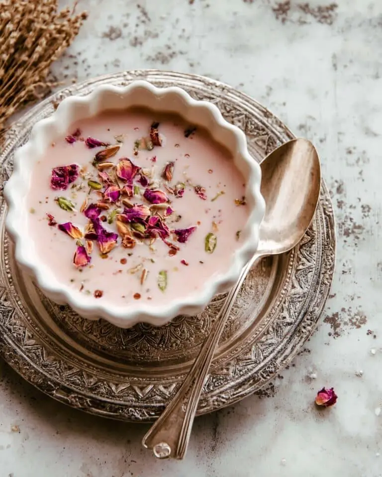 Vegan Rose Basundi Recipe