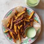Oven Baked White Sweet Potato Fries Recipe