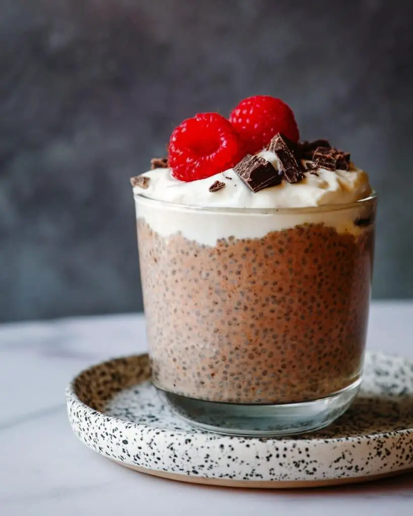 Overnight Chocolate Chia and Oats Pudding Recipe