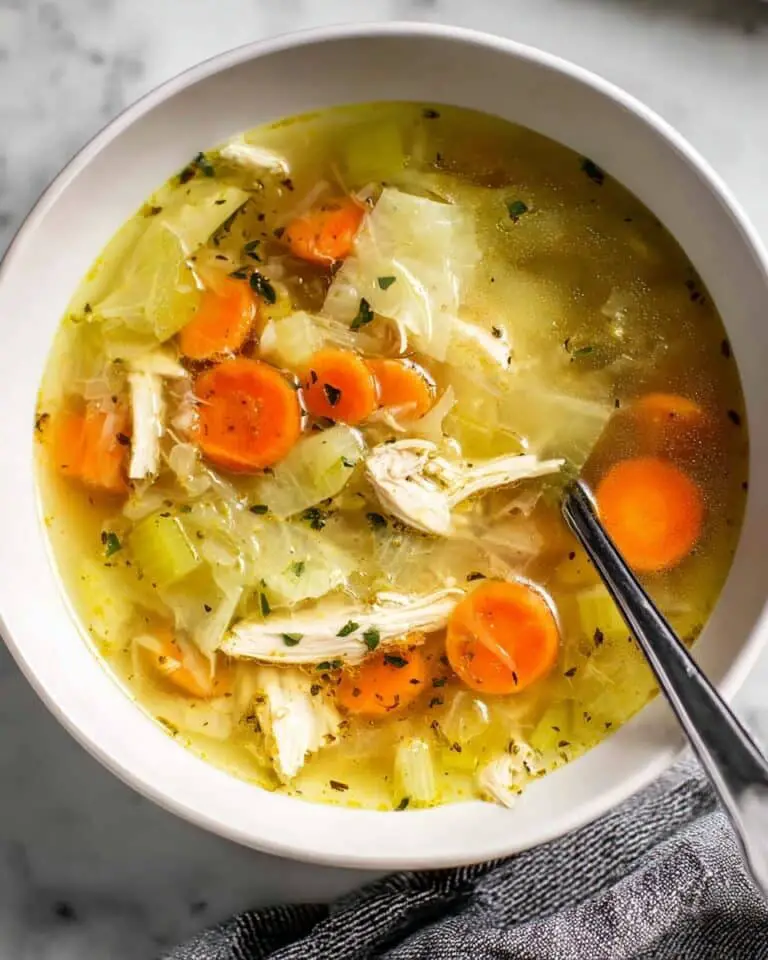 Chicken and Cabbage Soup Recipe