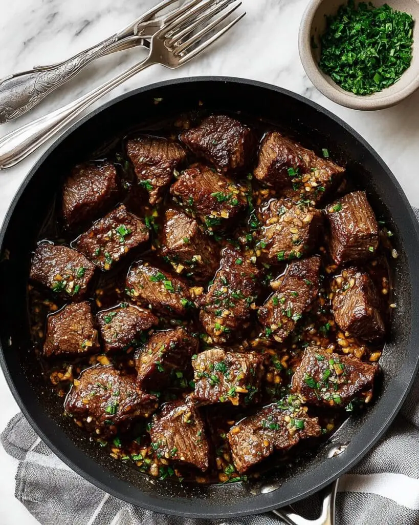 Garlic Butter Steak Bites Recipe