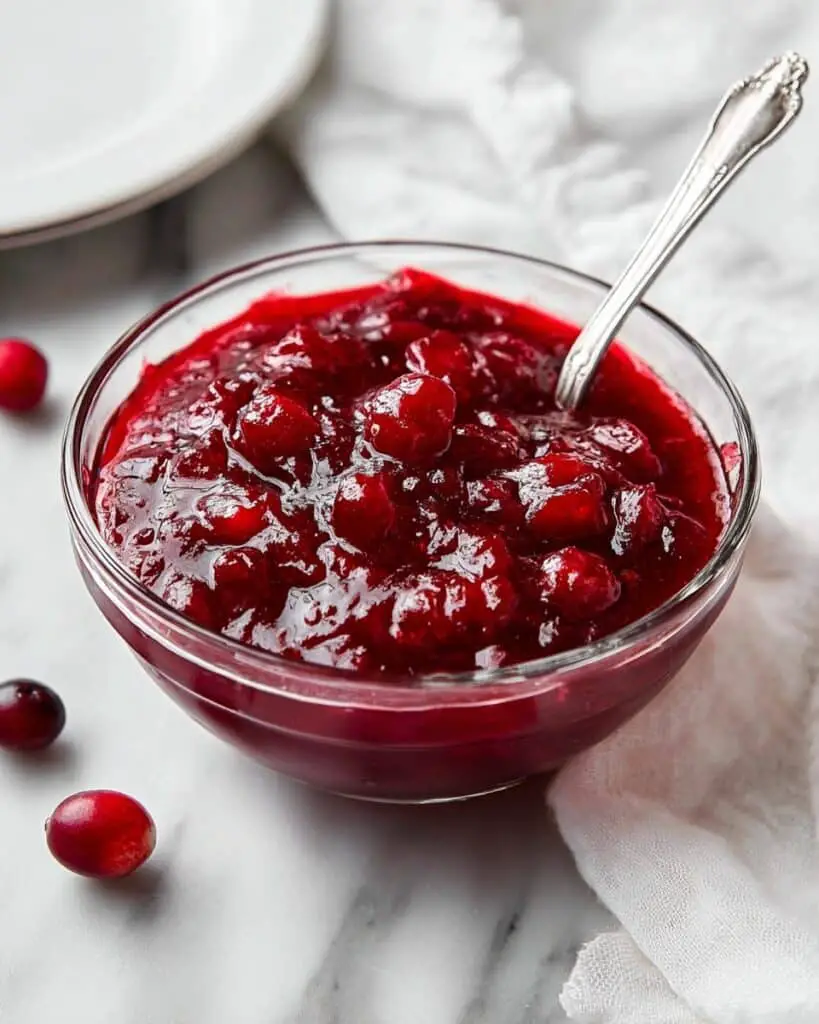 Sweet and Tangy Cranberry Sauce with Honey and Cranberries Recipe
