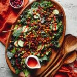 Minty Green Salad with Cranberry Vinaigrette Recipe