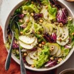 The Perfect 15-Minute Salad with Pears, Toasted Nuts, and Vegan Goat Cheese Recipe