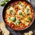 Skillet Cheesy Chickpeas Recipe