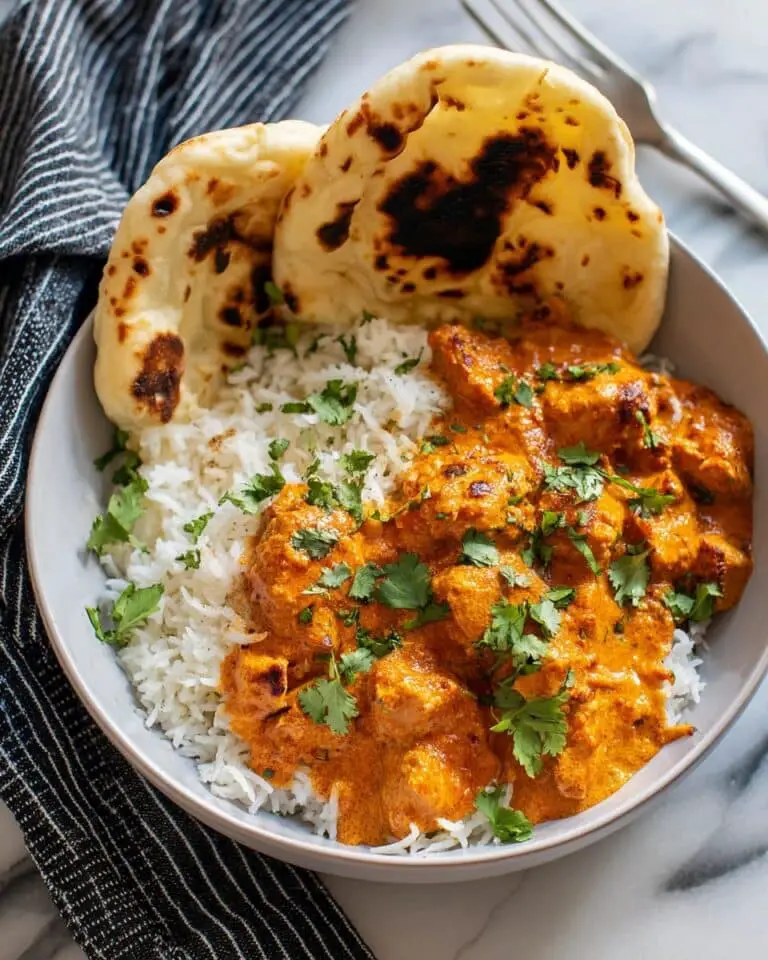 Creamy Butter Chicken with Rich Spices and Tomato Sauce Recipe