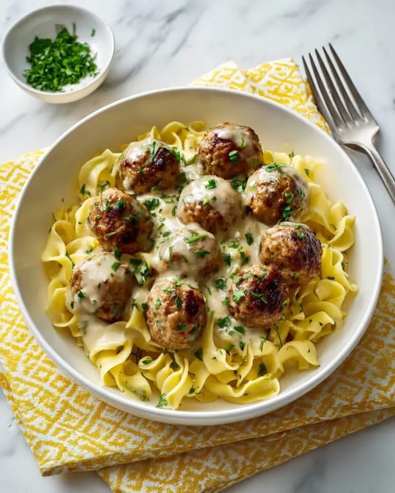 Swedish Meatballs in Creamy Sauce Recipe