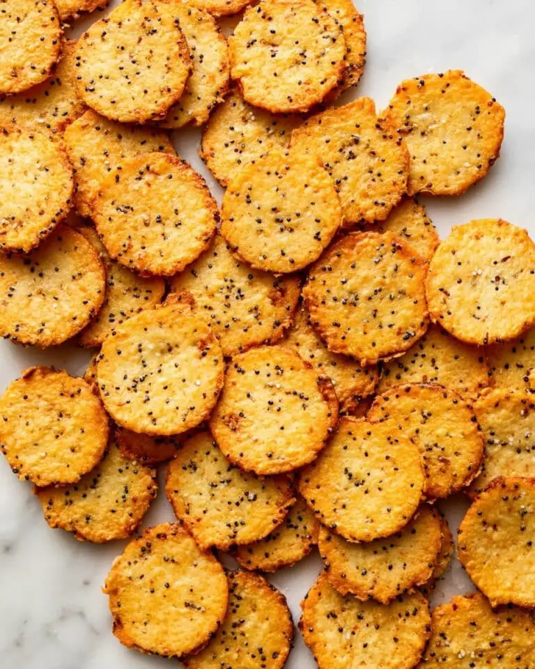 Slice and Bake Cheddar Cheese Coins Recipe