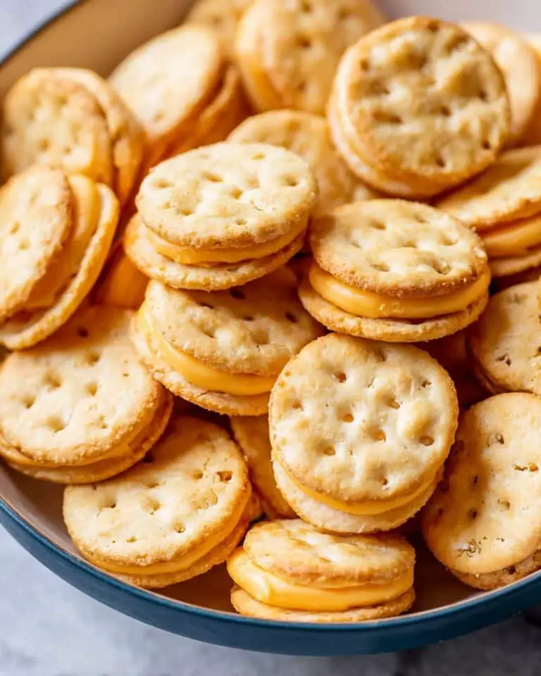 Copycat Ritz Cheese Cracker Sandwiches Recipe