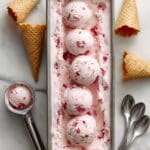 No Churn Cranberry Ice Cream Recipe