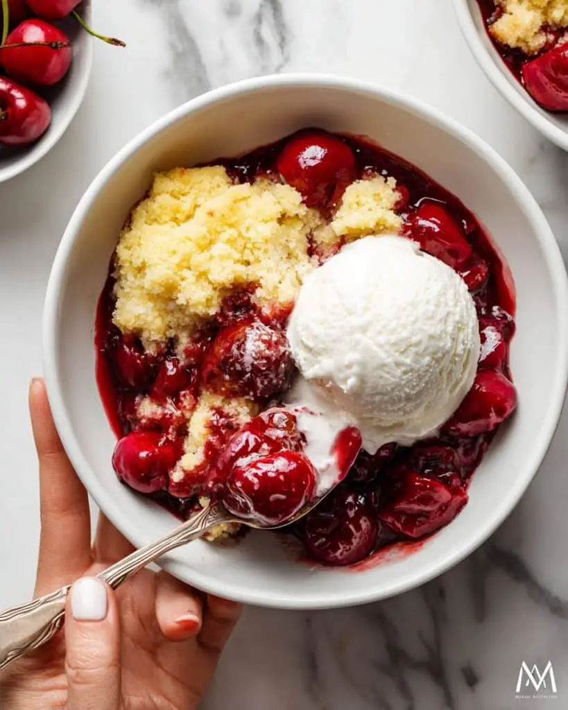 Cherry Cobbler with Cake Mix Recipe