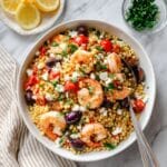 Mediterranean Couscous with Shrimp Recipe