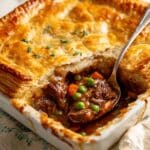 Classic Beef Pot Pie with Puff Pastry Recipe