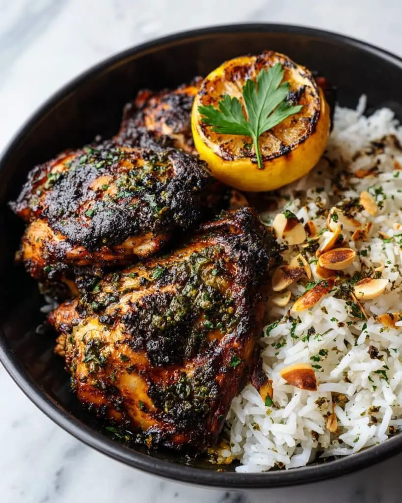 Za’atar Roasted Chicken Thighs with Lemon and Sumac Recipe