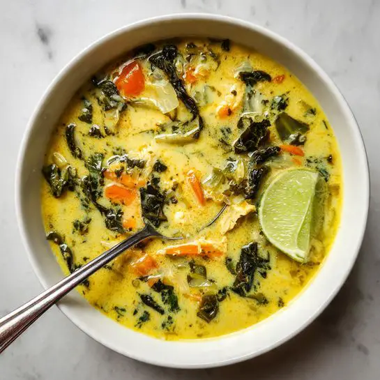 Curried Cauliflower and Kale Soup Recipe