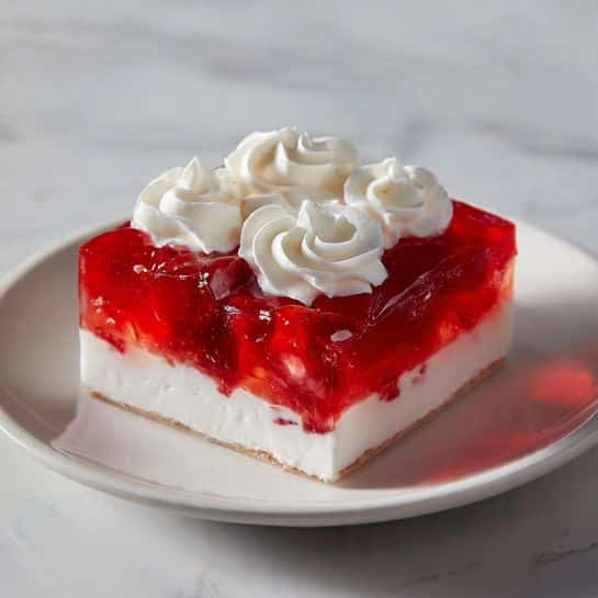 Raspberry Jello Salad with Cream Cheese and Cranberries Recipe