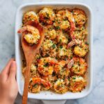 Garlicky Baked Shrimp with Panko and Lemon Recipe