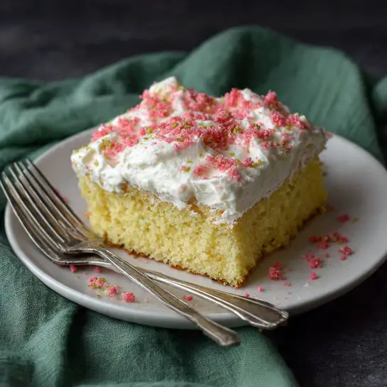 Strawberry Scooter Crunch Cake Recipe