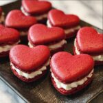 Red Velvet Macarons with Mascarpone Frosting Recipe
