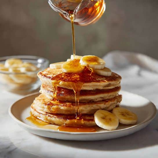 Fluffy Banana Pancakes Recipe