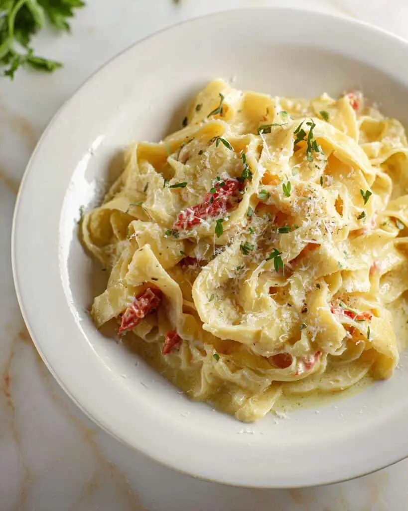 Crawfish Fettuccine Recipe