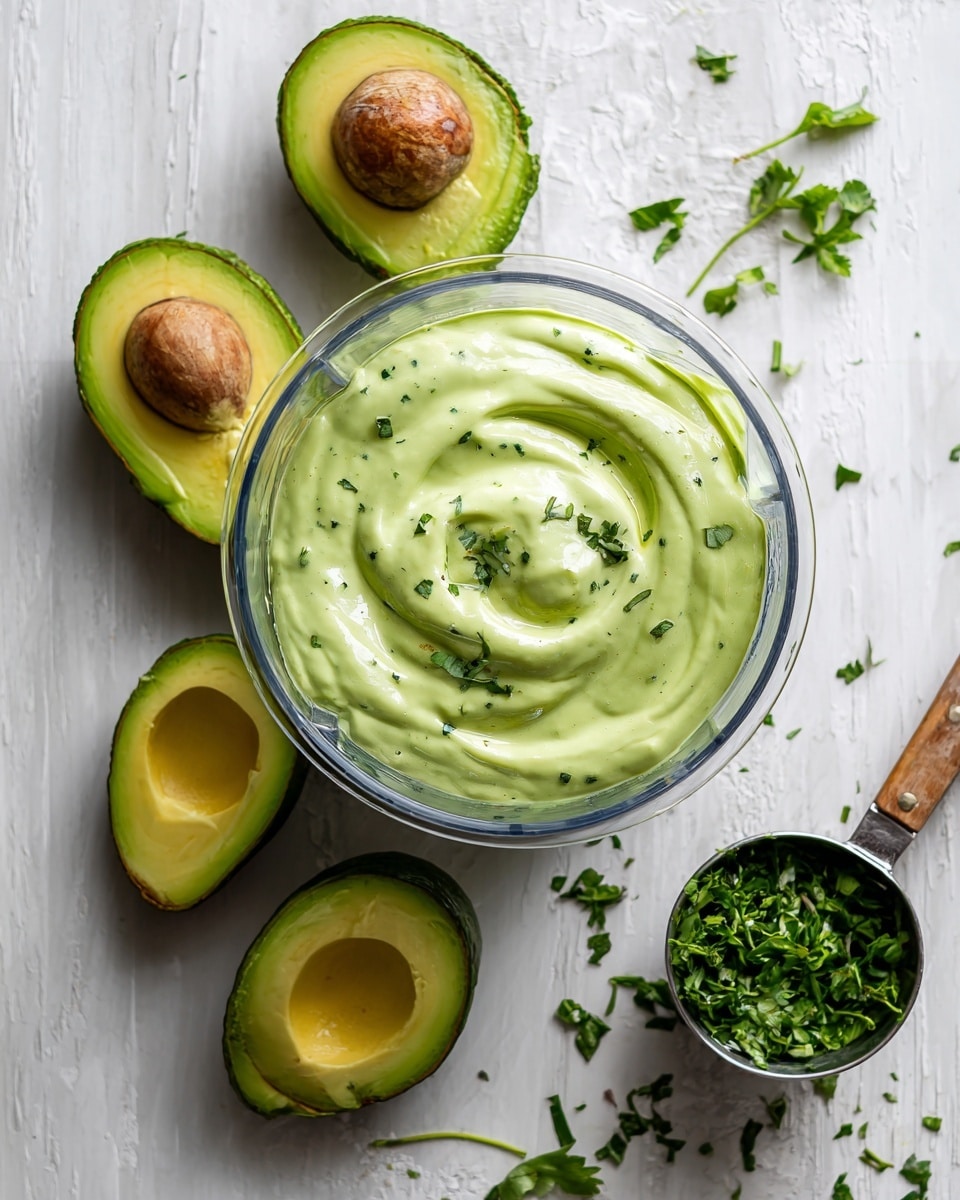 5-Minute Avocado Ranch Dip with Greek Yogurt Recipe - Recipe Image